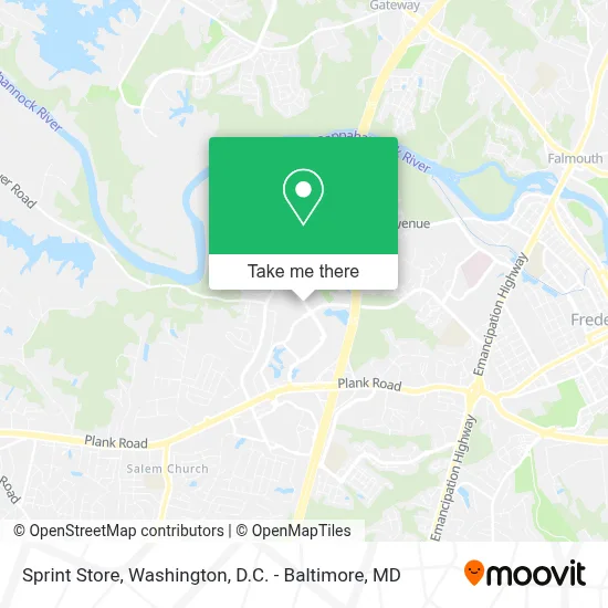 Sprint Store map