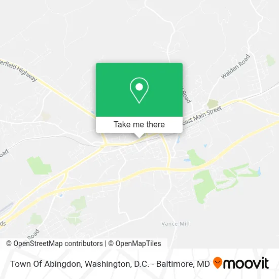 Town Of Abingdon map