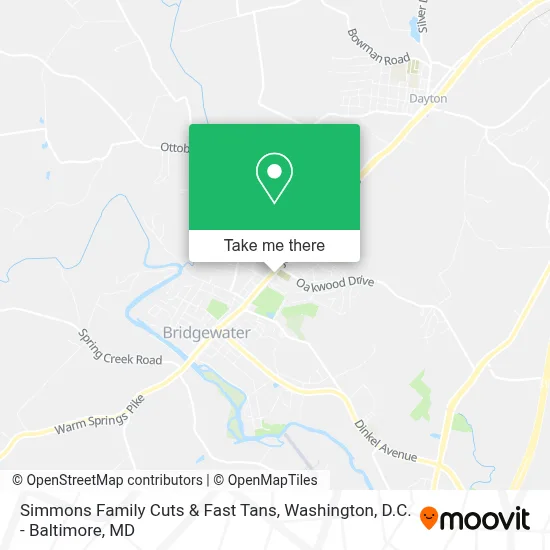 Simmons Family Cuts & Fast Tans map