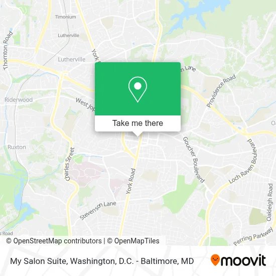 My Salon Suite map