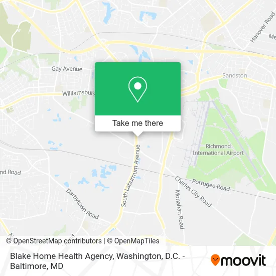 Blake Home Health Agency map