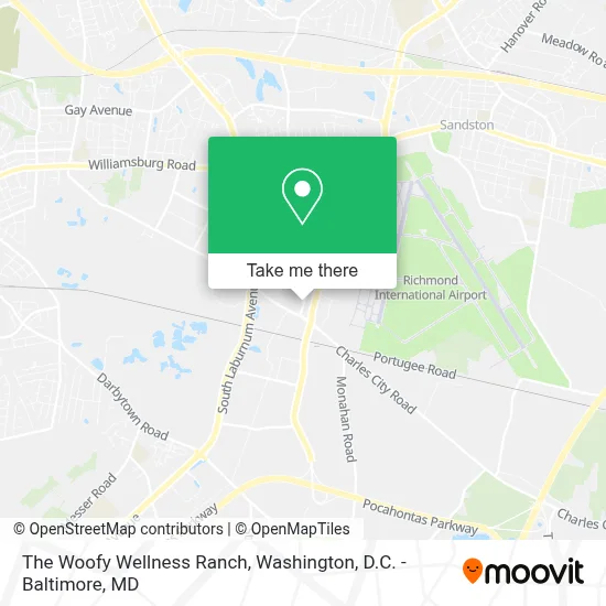 The Woofy Wellness Ranch map