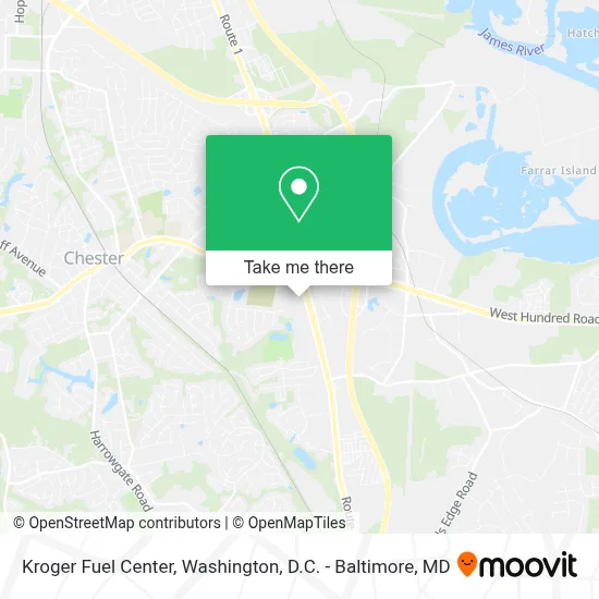 Kroger Fuel Center map