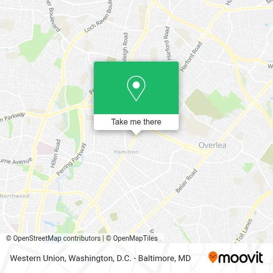 Western Union map