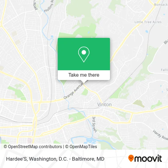 Hardee’S map