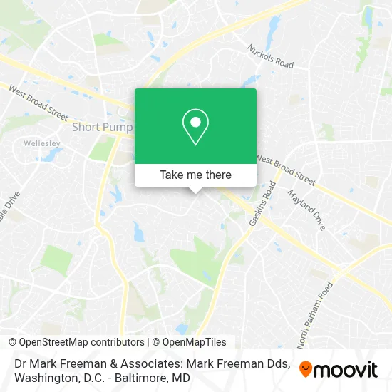 Dr Mark Freeman & Associates: Mark Freeman Dds map