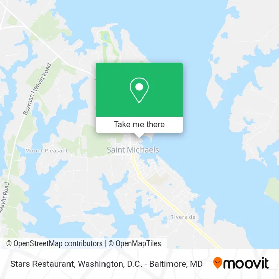 Stars Restaurant map