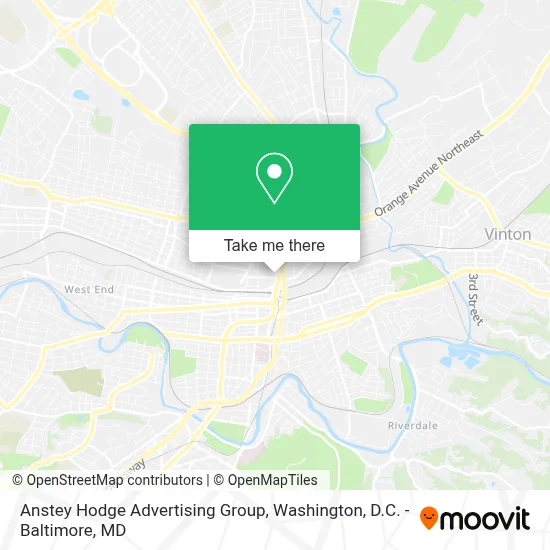 Anstey Hodge Advertising Group map