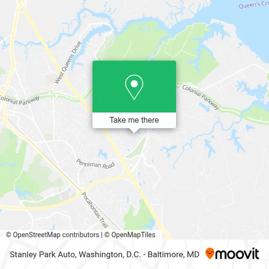 Stanley Park Auto map