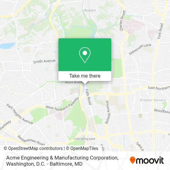 Acme Engineering & Manufacturing Corporation map