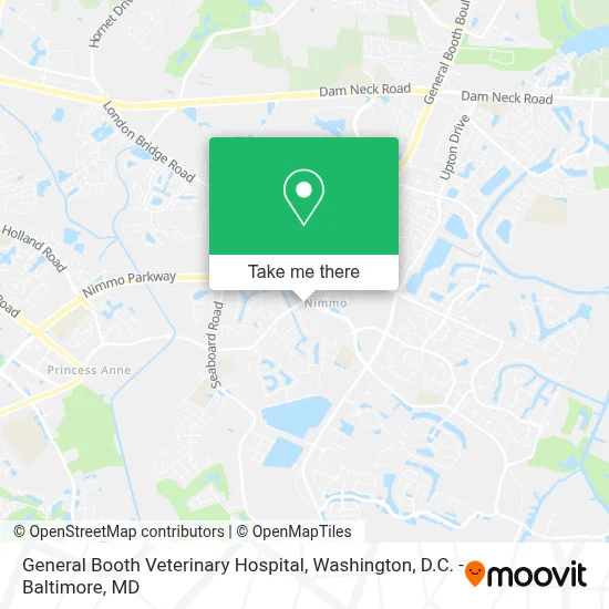 General Booth Veterinary Hospital map