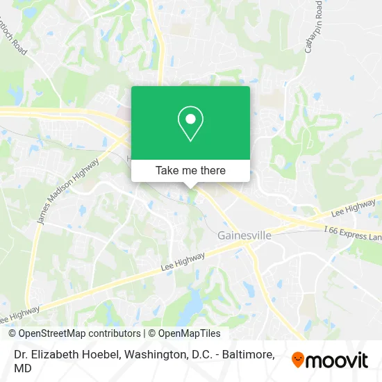 Dr. Elizabeth Hoebel map