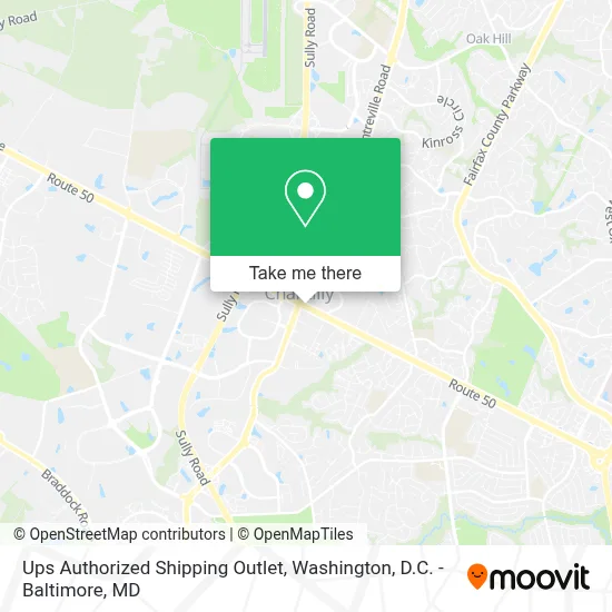 Ups Authorized Shipping Outlet map