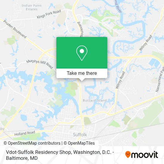 Vdot-Suffolk Residency Shop map