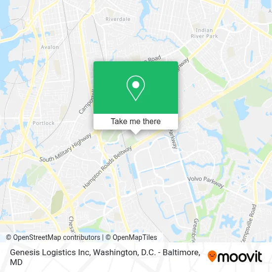 Genesis Logistics Inc map