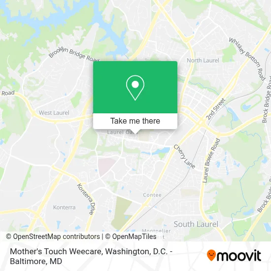 Mother's Touch Weecare map