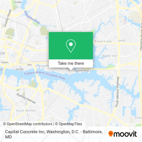 Capital Concrete Inc map