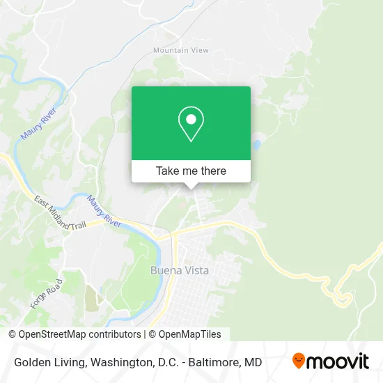 Golden Living map