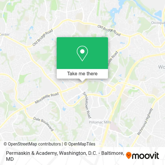 Permaskin & Academy map