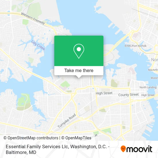 Essential Family Services Llc map