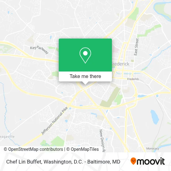 Chef Lin Buffet map