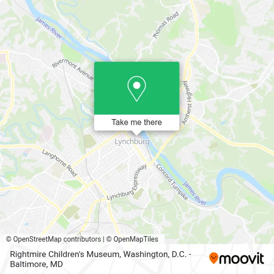 Rightmire Children's Museum map