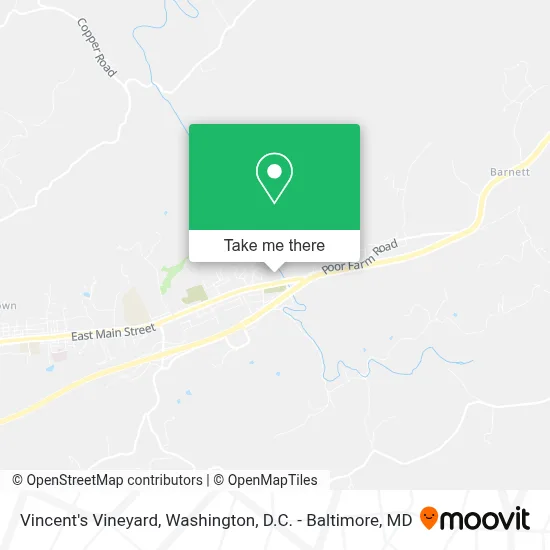 Vincent's Vineyard map