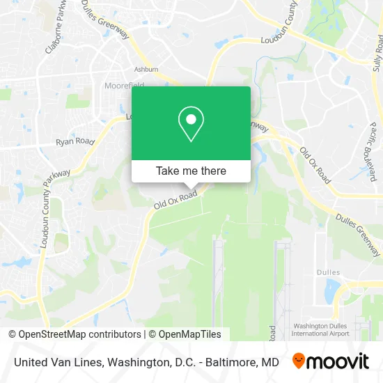 United Van Lines map