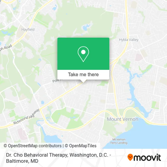 Dr. Cho Behavioral Therapy map