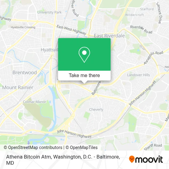 Athena Bitcoin Atm map