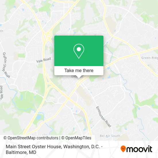 Main Street Oyster House map