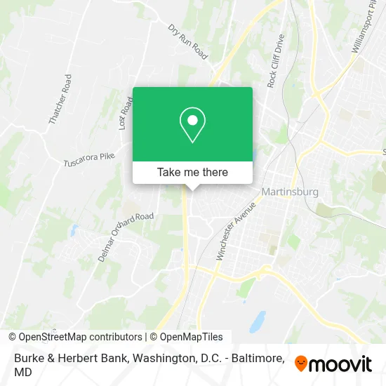 Burke & Herbert Bank map