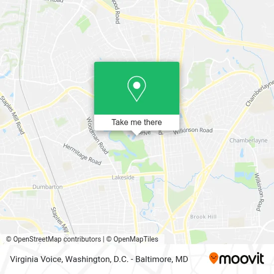 Virginia Voice map