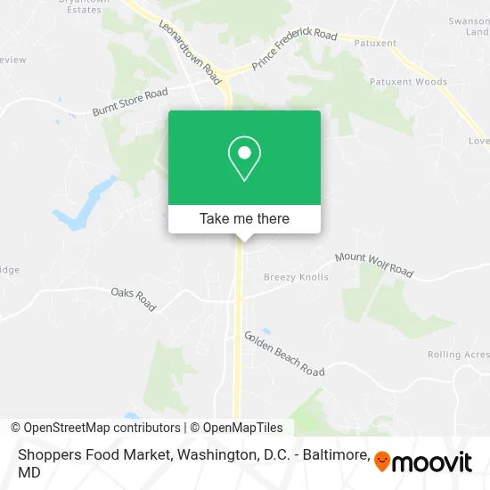 Shoppers Food Market map