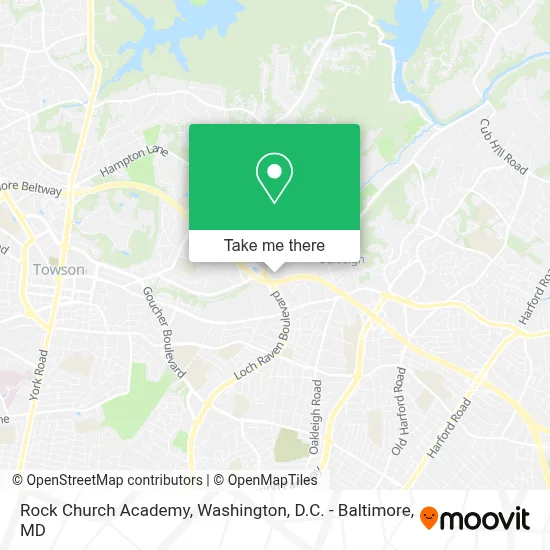 Rock Church Academy map