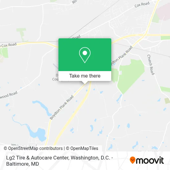 Lg2 Tire & Autocare Center map