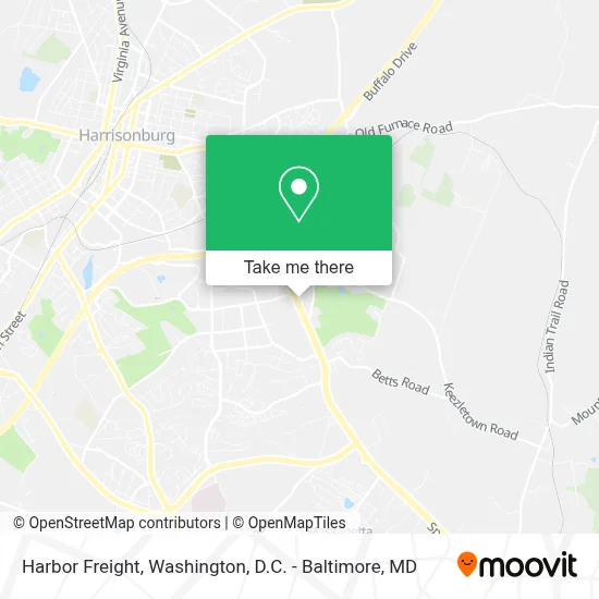Harbor Freight map