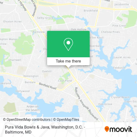 Pura Vida Bowls & Java map