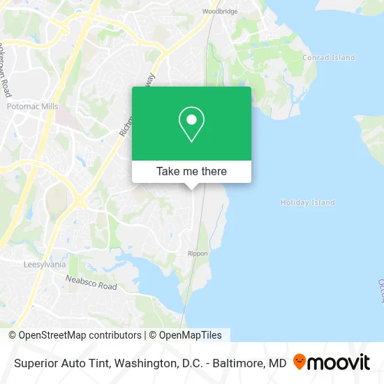 Superior Auto Tint map