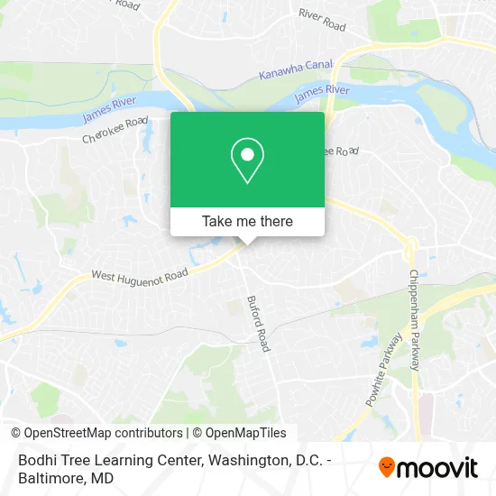 Bodhi Tree Learning Center map