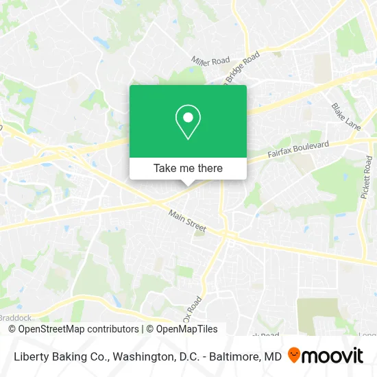 Liberty Baking Co. map