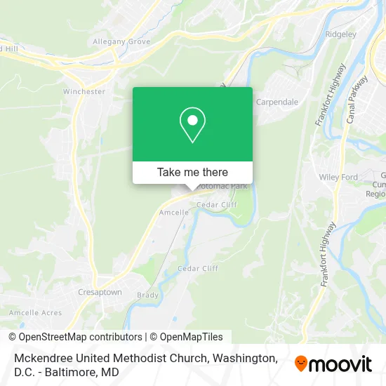 Mckendree United Methodist Church map