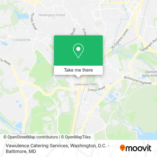 Vawulence Catering Services map