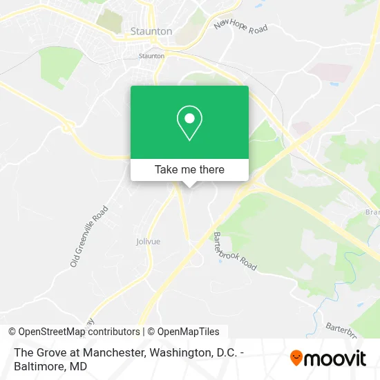 The Grove at Manchester map