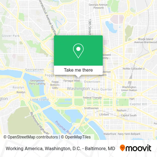 Working America map