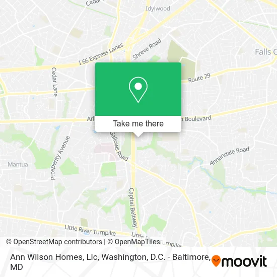 Ann Wilson Homes, Llc map