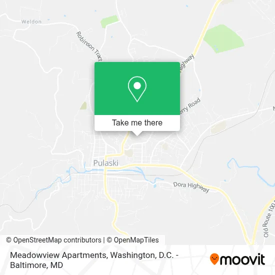 Meadowview Apartments map
