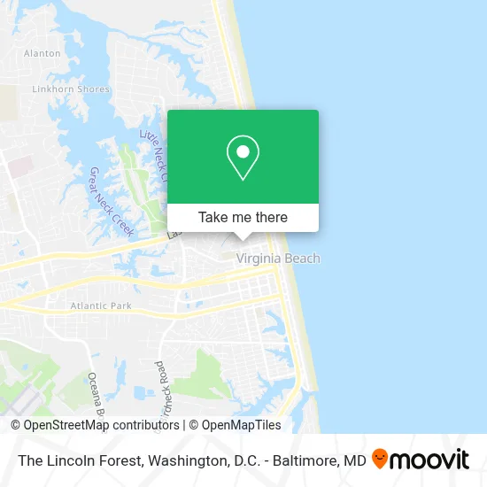 The Lincoln Forest map