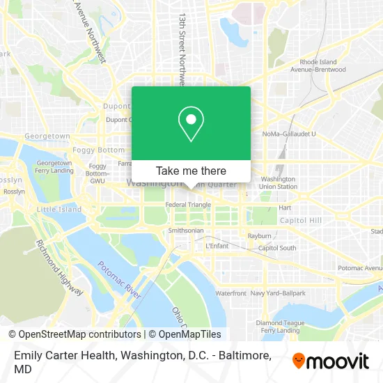 Emily Carter Health map
