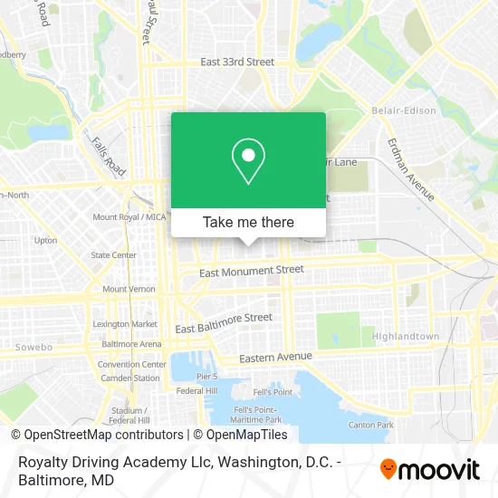 Royalty Driving Academy Llc map